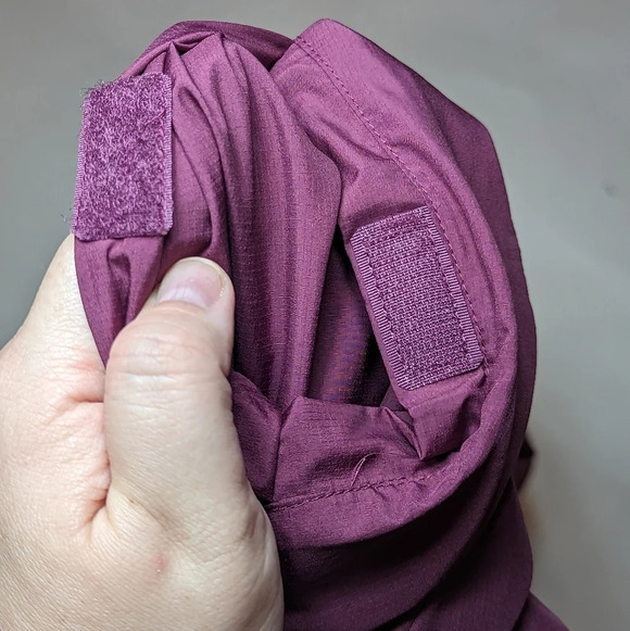 WindRiver Purple/Maroon Super Lightweight Zip  Up Hooded Jacket Woman Large - Picture 5 of 9